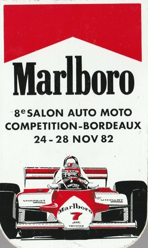 Autocollants marlboro 8éme - autocollants., marlboro.