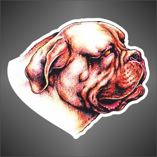 Adesivo sticker dogue - sticker, de